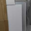 LOAAO 20x30 Inch White Metal Framed Bathroom Mirror for Wall, White Bathroom Vanity Mirror Farmhouse, Large Rounded Rectangle Mirror, Anti-Rust, Hangs Horizontally or Vertically