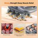 28 Head Massage Gun Set, Deep Tissue Percussion Massager, Electric Massage Tools with 9 Styles & Levels, Dark Grey
