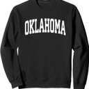Oklahoma Crewneck Sweatshirt Sports College Style State Gift Sweatshirt XL