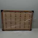 16x24 Wood Frame Brown, Rustic Natural 24x16in Woodgrain Picture Poster Frame, Modern Brown 16 x 24inch Gallery Wall Photo Frame with HD Plexiglass, Horizontal Vertical Wall Mounting Display 1pcs