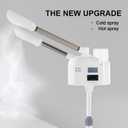Artist hand Facial Steamer Professional 2 in 1 Hot and Cold Facial Steamer for Esthetician, Face Steamer for Facial Deep Cleansing, Fast Heating Moisturizing for Beauty Salon Spa Home Use, Size: White Hot & Cold