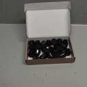 24PCS Silicone Chair Leg Floor Protectors for Hardwood Floors, Thicken Rubber Chair Leg Cap Covers, Non Slip Furniture Leg Pads to Protect Wood Tile Floors from Scratches and Reduce Noise (Small(Fit:0.83"-1.26"), Black)