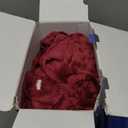 Sealy Electric Blanket Throw Size 50"*60",Super Cozy Flannel to Sherpa Reversible Heated Blanket Throw with 6 Heating Levels & 2-10 Hours Auto Off Overheating Protection Machine Washable,Red