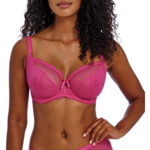 Freya Women's Fancies Underwire Plunge Bra (36DD, Hot Pink)