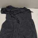 Yonique Terry Cloth Cover Ups - Hooded Cotton Swim Sun Cover-up with Zipper Pockets Beach Swimsuits (Black, M)