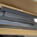 Twin XL Bed Frame, Noise-Free Design & Underbed Storage Heavy Duty Metal Bed Frames with Headboard No Box Spring Needed/Tool-Free Assembly