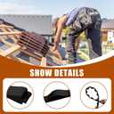 10 Pcs 3ft Long Wavy Foam Closure Strips for Metal Roofing Corrugated Panel Roofs Sealing Gaps at Ridges Edges Wave Seams Weatherproof Absorbing Black Strips for Roof Maintenance Repair Protection