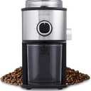Cassia Electric Stainless Steel Burr Coffee Grinder - 150W, 14 Settings for Precision Grinding, 2-12 Cups Adjustable Quantity Selector, Great for Espresso, Brewed Coffee, and Cold Brew