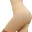 Ahigh Shapewear for Women - High Waisted Butt Lifting Shapewear, Faja Body Shaper,Tummy Control Shorts,Underwear for Womenar (Beige, M)