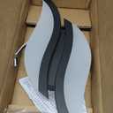 CANEOE Modern LED Wall Sconce 6000K Black Indoor Wall Light Fixtures Acrylic Wall Sconce Lighting for Living Room Bedroom Bedside Bathroom Hallway Stairway Wall Lamp (Black, 1 Pack, 6000K)