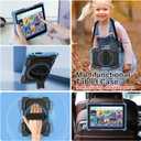 ROISKIN for Amazon Kindle Fire HD 8 & HD 8 Plus Tablet Case 12th/10th Generation 2024/2022/2020 Release for Kids with 360 Rotating Kickstand Hand Strap