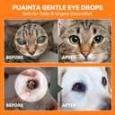 3 x PUAINTA Dog Eye Drops, Eye Infection Treatment, Eye Drops for Dogs & Cats, Soothe Irritation Pink, Dry Eyes, Itchy Eye Wash Tear Stains, Debris Cleaner, Natural Daily Eye Care, Safe for Pets (4oz)