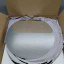 JAMBALAY 12 Round Mirror Centerpieces for Tables, 12PCS Color Glass Mirror Table Centerpieces, Mirror Plates, Mirror Tray for Wedding, Party Centerpieces and Christmas Decorations, Gold