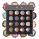 UCANBE Baked Eyeshadow Makeup Palette with Hidden Gems, 16 Colors Nude Eye Shadow with Matte Glitter Metallic Shimmer, Highly Pigmented Long Lasting Make Up Pallet