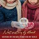 3 x Friend Ornaments for Women 2025 - Soul Sister Gifts for Women, Meaningful Xmas Gifts for Friends BFF Bestie, Chance Made Us Besties Friendship Ornament, Cute Christmas Tree Decorations