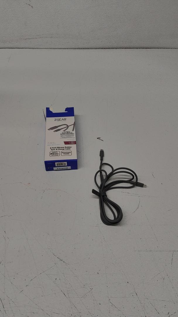 ZGear 6 Foot Silicone Rubber Sync and Charge Cable