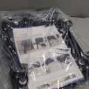 Folding Hand Truck 500lbs, Portable Heavy Duty Dolly Cart, 6 Wheels Collapsible Luggage Cart with 2 Elastic Ropes - Compact Trolley Cart for Easy Moving - Ideal Hand Cart for Travel and More (17, Black)