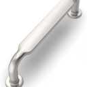 10 Pack 3.75 Inch(96mm) Kitchen Cabinet Handles Brushed Satin Nickel Cabinet Pulls Kitchen Cabinet Hardware Drawer Pulls for Cupboard