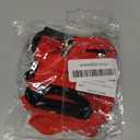 Rypet Small Animal Harness and Leash - Soft Mesh Pet Harness with Safe Bell, No Pull Comfort Padded Vest for Small Pet Red