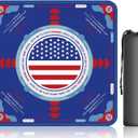 32.5 Inch American Mahjong Mat for Table, Non-Slip & Noise Reduction Gaming Mat with Drawstring Bag, Perfect for Poker, Board Games, Card Games, Tile Games, and Dominoes