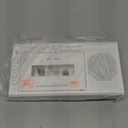 Portable Cassette Tape Player to Digital Converter via USB/SD Card, Record to Cassette/U Disk/SD Card via Mic, Power by AC or AA Battery, Portable Cassette Recorder with Speaker and Headphone Jack (White)