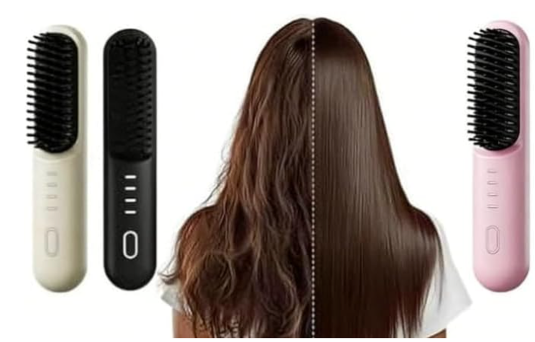 Mini Portable Hair Styling/Straightening Brush