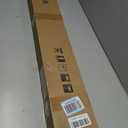 4FT Heavy-Duty Box Rail with 2 X Bracket, 450 lbs Capacity, Black Powder-Coated Finish,Kit for Outdoor Use