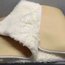 KCHOWUA Cream White Fluffy Shag Rug for Bedroom,4'x6' Machine Washable Soft Shaggy Fuzzy Small Area Rugs for Living Room,Cute Furry Plush Kids Rugs Nursery Dorm Boys Girls Bed Room Carpets,Ivory