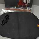 Mixer Slider Mat for Kitchenaid Stand Mixer Slider Mat with Bendable Cord Organizer for KitchenAid 6-8 Qt Appliances Air Fryer Slider Mat (6-8Qt, Black)