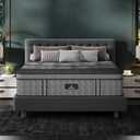 King Size Mattress, 14 Inch King Mattress in a Box, Memory Foam Hybrid Mattresses with Individual Pocket Spring, Pressure Relief, Optimal Edge Support & Motion Isolation, Breathable, CertiPUR-US