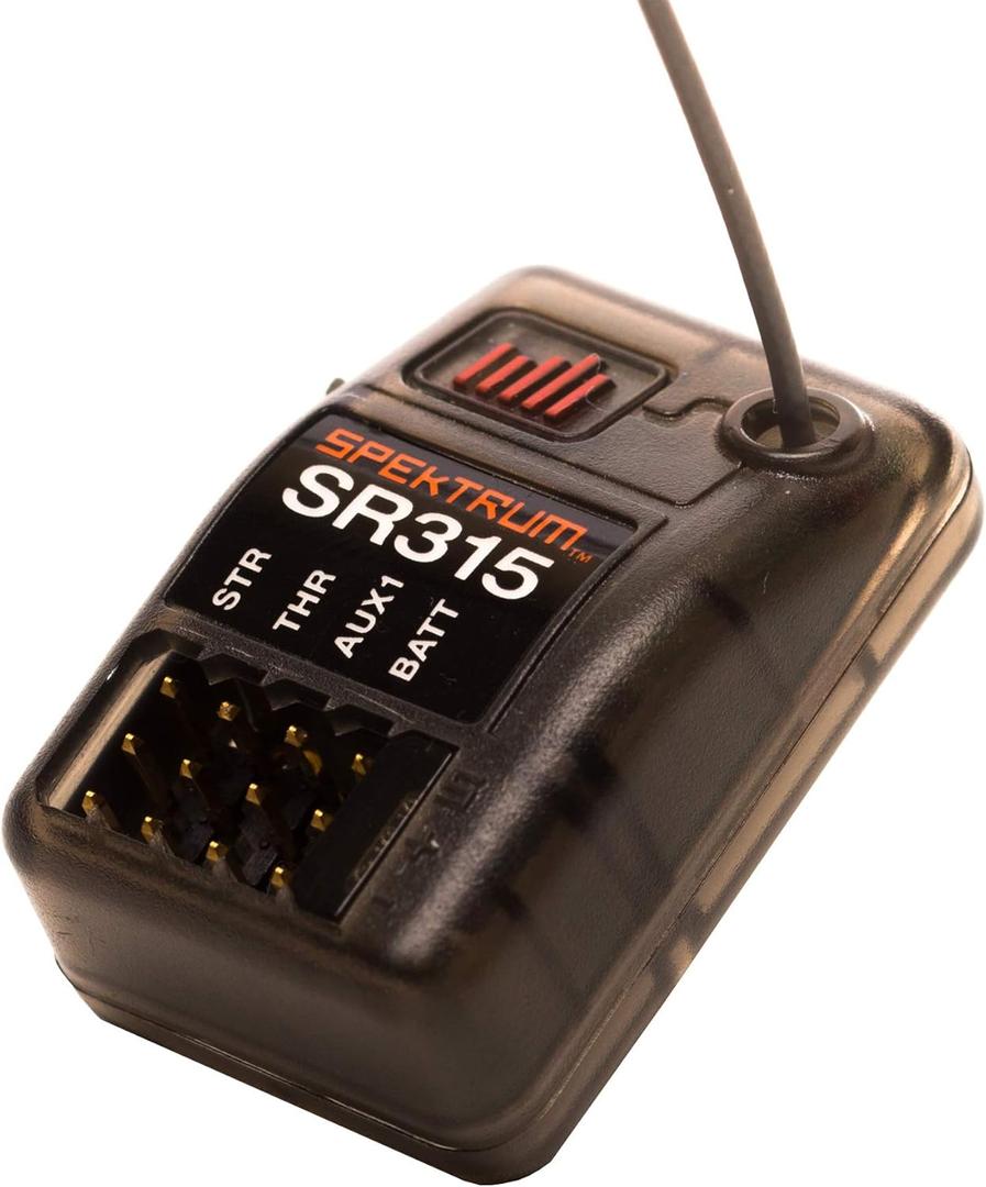 Spektrum SR315 3-Channel 2.4GHz DSMR RC Sport Receiver: Surface, Black