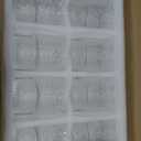 AVLA 8 Pack Vintage Drinking Glassware, 7 oz Romantic Water Juice Glass Tumbler Cup, Clear Stackable Coffee Cocktail Bar Drinkware for Beverages, Tea, Milk, Yogurt, Whiskey, Embossed Floral Pattern (Begonia)