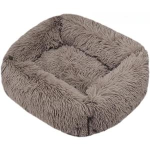Dog & Cat Bed - Soft Plush Self Cave for Cats & Small to Medium Dogs | Calming Cuddler with Improved Sleep & Comfor 14×18×4×in