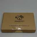 PHOEPET No Pull Dog Harnesses for Small Dogs Reflective Adjustable Front Clip Vest with Handle 2 Metal Rings 3 Buckles [Easy to Put on & Take Off] (S, Black)