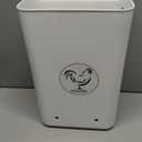 WISMOIER 3 Gallon Heated Chicken Waterer for Winter Automatic Chicken Water Heater,Adsjustable Height Anti-Freezing Poultry Watering System，White 9 in x 7.1 inch x 13.7in