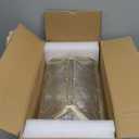 Glass Wedding Card Box with Slot, 12.5'' Large Clear Card Box Gold Brass Gift Card Storage Box with Lock Perfect for Wedding Receptions, Baby Shower, Birthday Party, Bridal Shower