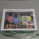 Outdoor String Lights Color Changing - 48FT Sync with Music Led Patio Lights Outdoor Waterproof with App and Remote Hanging 15 RGB Bulb Create Ambience for Garden, Cafe, Backyard, Christmas, Party