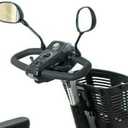 Rear View Mirror Pair For Most Pride Mobility Scooters (Only Works With Scooters With Screw Holes On the Tiller)