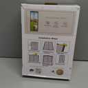 Magnetic Screen Door Fit Door Size 2882 inch, Screen Itself Size:30"x83", Hands Free Self Sealing, Full Frame Magic Tape Mesh Screen Door with Magnets Heavy-Duty Mesh Curtain for Entry Door-White