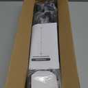 Black Tension Shower Curtain Rod 1.1" Diameter Heavy Duty Stainless Steel Adjustable Spring Tension Rods 30 to 88 inch No Drill Shower for Bathroom Windows Outdoor No Slip No Rust