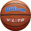 WILSON Evolution Indoor Game Basketballs - Size 5, Size 6 and Size 7 (USA)