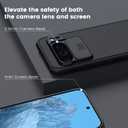 Nillkin for Google Pixel 9 Pro XL Case with Slide Camera Cover, Camera Lens Protector Privacy, Thin Slim Fit, Shockproof Protective, 0.9mm Raised Lens Bezel, TPU+PC Dual Protection - Black