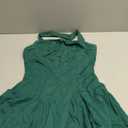 PerZeal Women's 2025 Summer Dress Sleeveless Halter Neck Sundress Backless Flared Short Mini Beach Dress (5872 Green) S