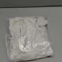 LAMIT Short Linen Kitchen Window Curtains 36 Inch Length, Over Sink Semi Sheer Light Filtering Panels Back Tab and Rod Pocket Drapes for Basement Bathroom Window, 2 Panels, Cream Ivory34 x 36 Inch (Natural)