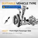 PAROD 664257 CV Axle Assembly Fit for 2007-2014 Honda CR-V Front Right Passenger Side