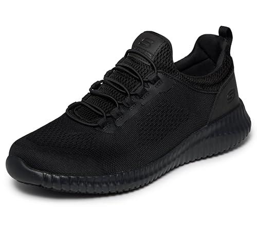 Skechers Men's Cessnock, Black, 10,Size 10