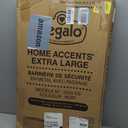 Regalo Safety 30-41.5 Extra Wide Baby Gate for Doorways & Bottom of Stairs, Pressure Mounted Wood Accent Gate with Door, Tested & Safe for 30 Years, American Designed, American Owned