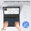 BLUTLOTUS Keyboard Case for iPad Air 11-inch(M3 M2)/10.9-Inch Air 5th 4th Generation Case with Keyboard/Ipad Pro 11(4th/3rd/2nd/1st Gen)- 7 Backlit Detachable, Folio Cover with Pencil Holder (Black)