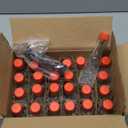 Cornucopia Brands 3oz Mini Hot Sauce Bottles (Pack of 24) Little Sauce Bottles w/Red Caps, Dripper Inserts, and Black Shrink Bands