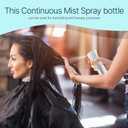 BeautifyBeauties Spray Bottle For Hair Continuous Mister Spray Bottle for Hairstyling, Cleaning, Plants, Pets, Barbers, Salons, Essential Oil Scents (10.1 Ounce)